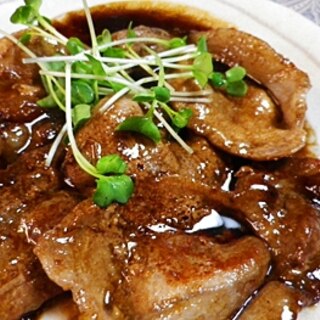 豚肉アンズ焼き